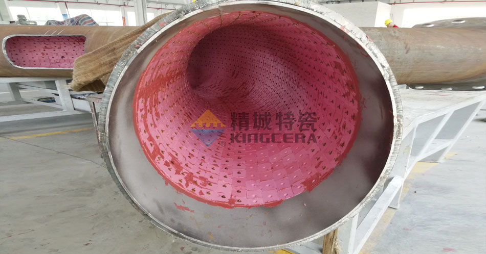 內(nèi)襯耐磨陶瓷管